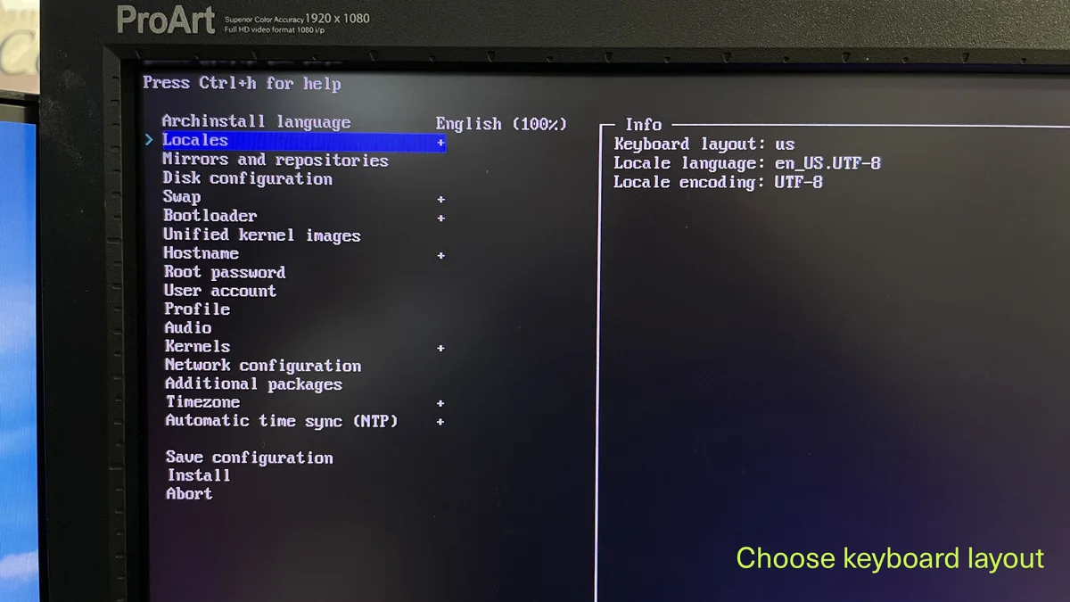 Step 04 of archlinux tutorial