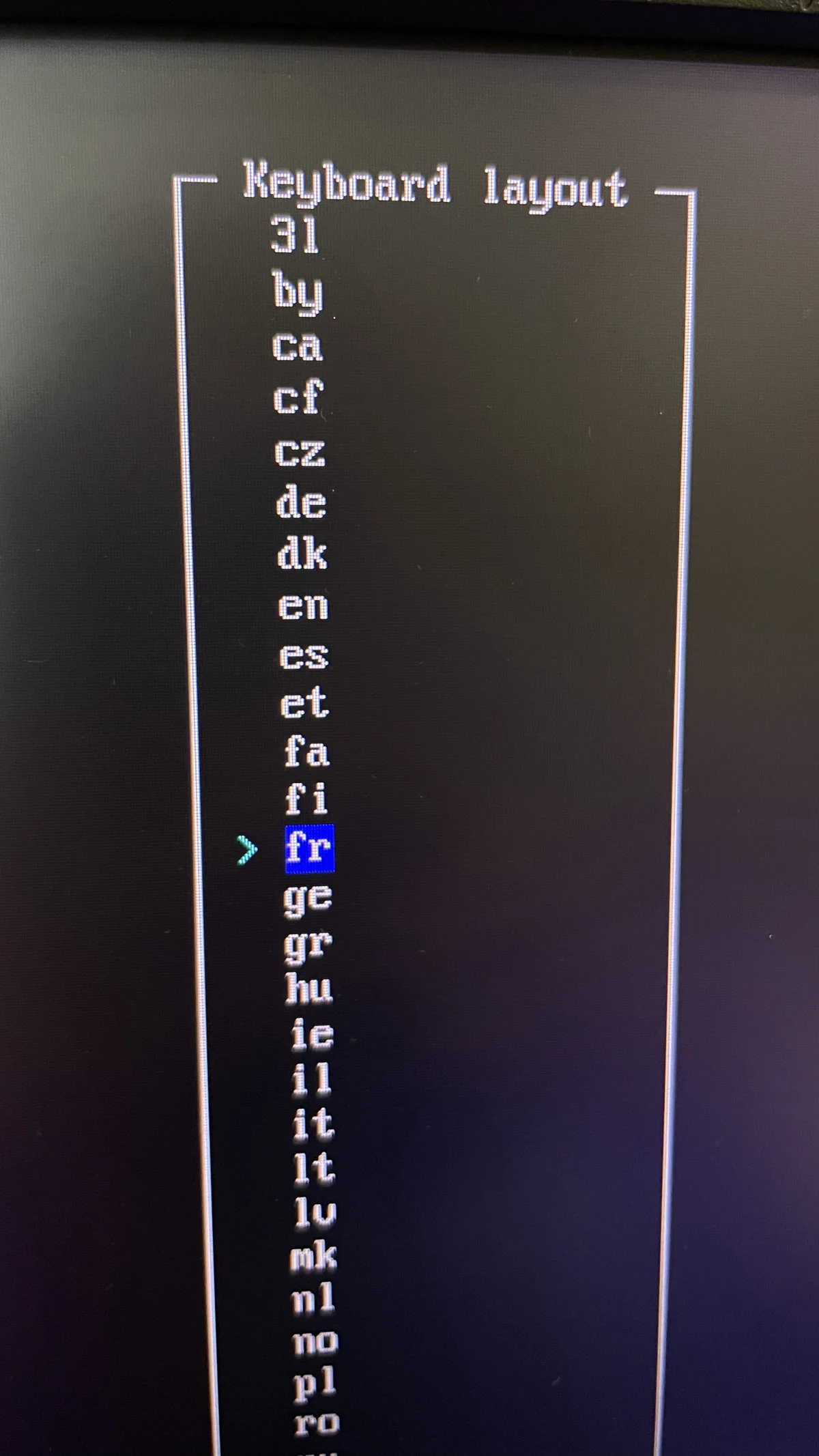 Step 05 of archlinux tutorial