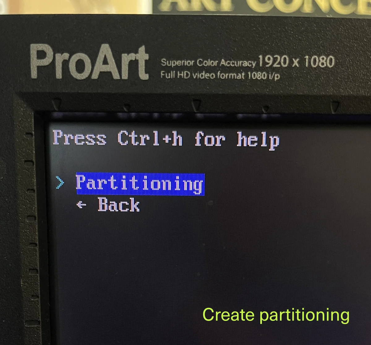 Step 06 of archlinux tutorial