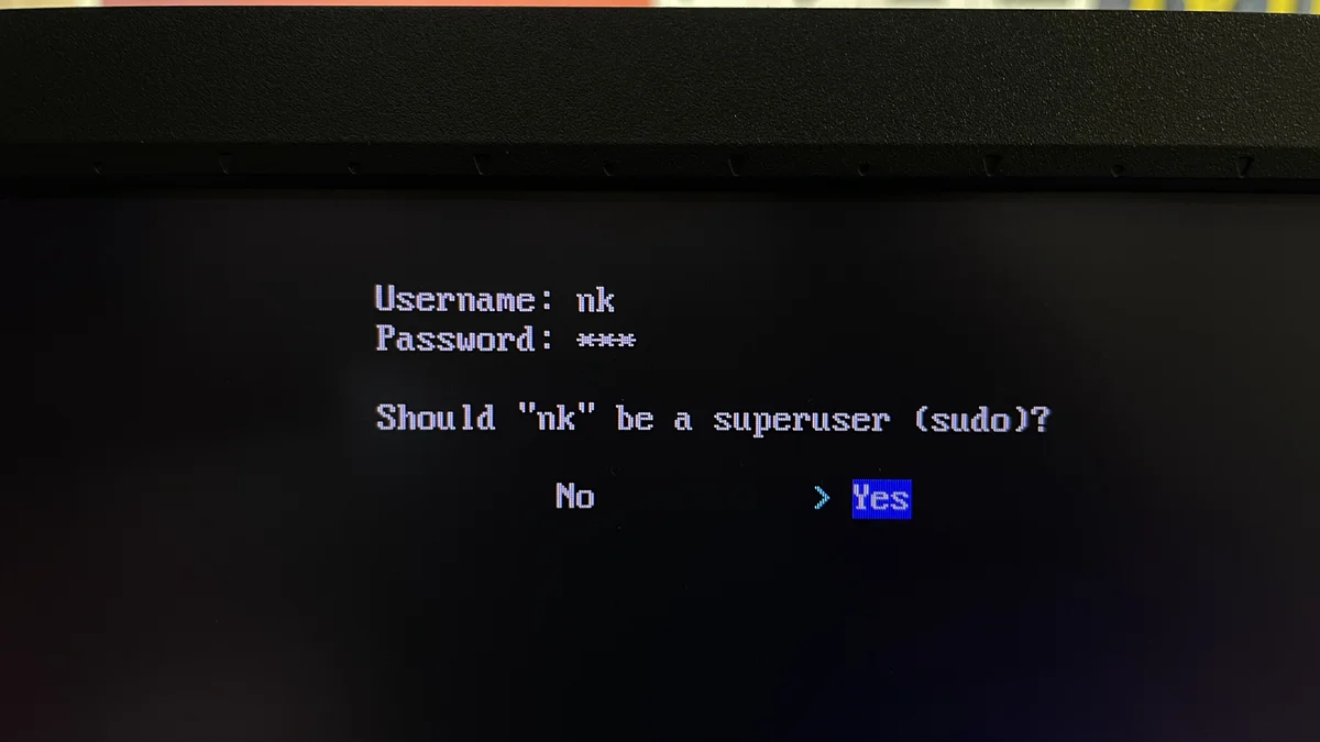 Step 15 of archlinux tutorial