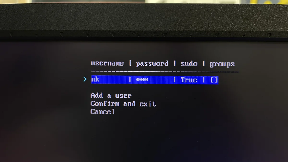 Step 16 of archlinux tutorial