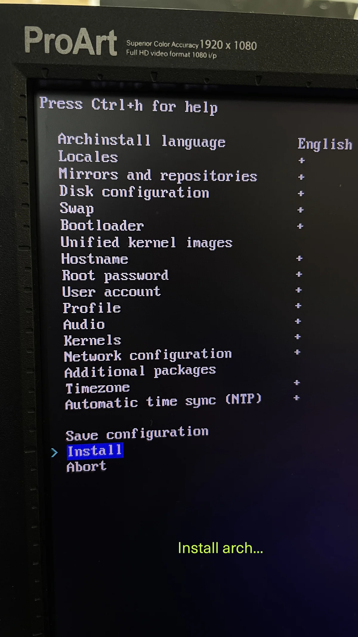 Step 23 of archlinux tutorial